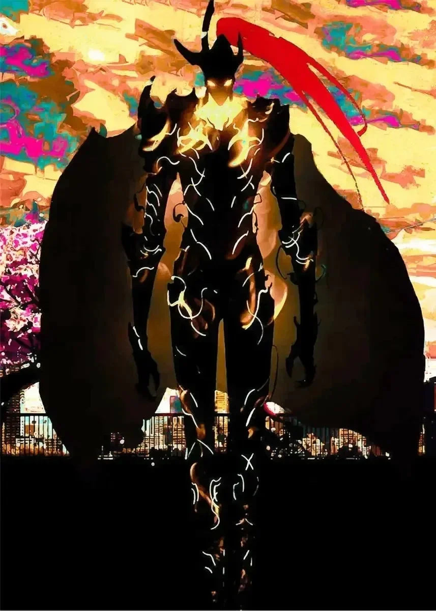 Poster Solo Leveling Igris Ombre