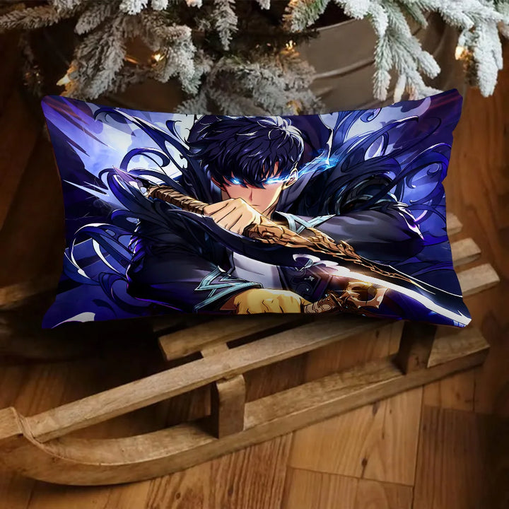 Housse De Coussin Rectangulaire Solo Leveling Sung Jin Woo