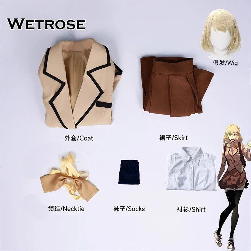 Costume Dolo Leveling Cha Hae In écolière