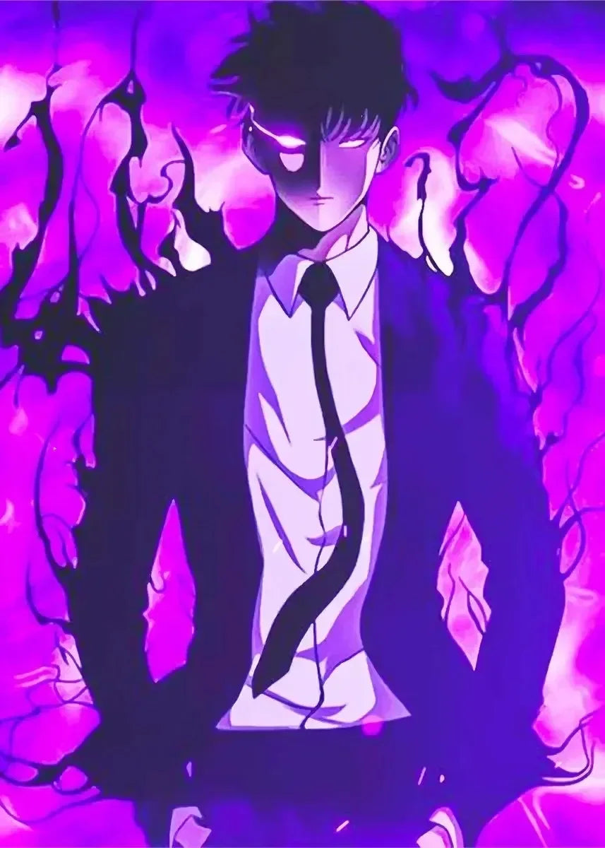 Poster Solo Leveling Sung Jin-Woo Dark