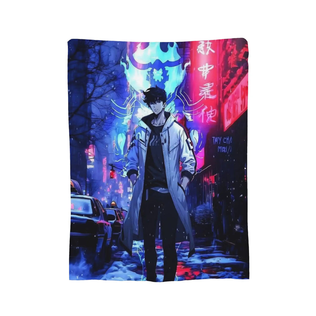 Plaid Solo Leveling Sung Jin-Woo Et Iron
