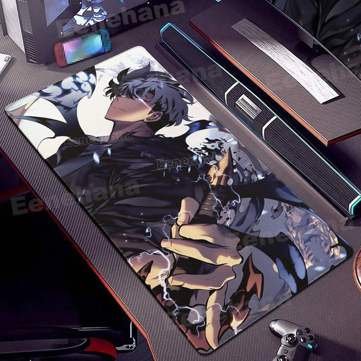 Tapis de Souris Solo Leveling Blanc