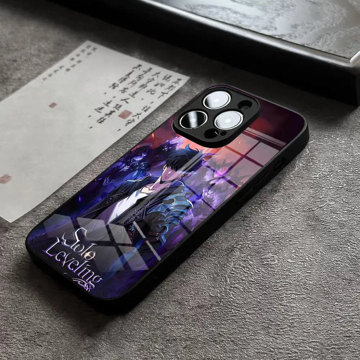 Coque iPhone Solo Leveling Sung Jin-Woo Et Les Amiraux