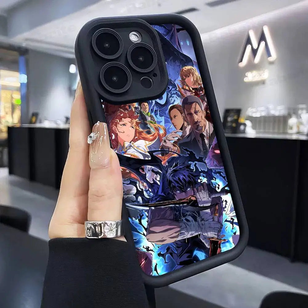 Coque iPhone Solo Leveling Personnages