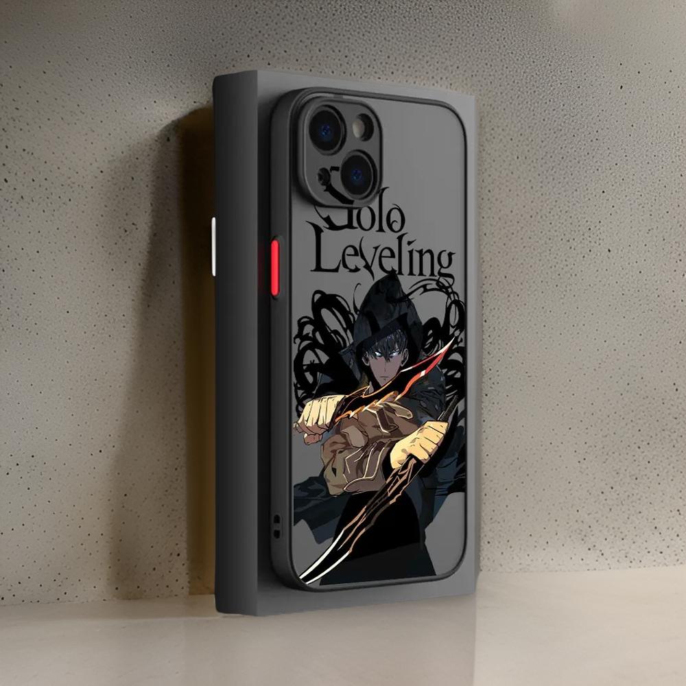 Coque Iphone Solo Leveling Iphone Noir