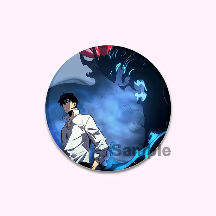 Broche Solo Leveling Sung Jin-Woo Et Igris