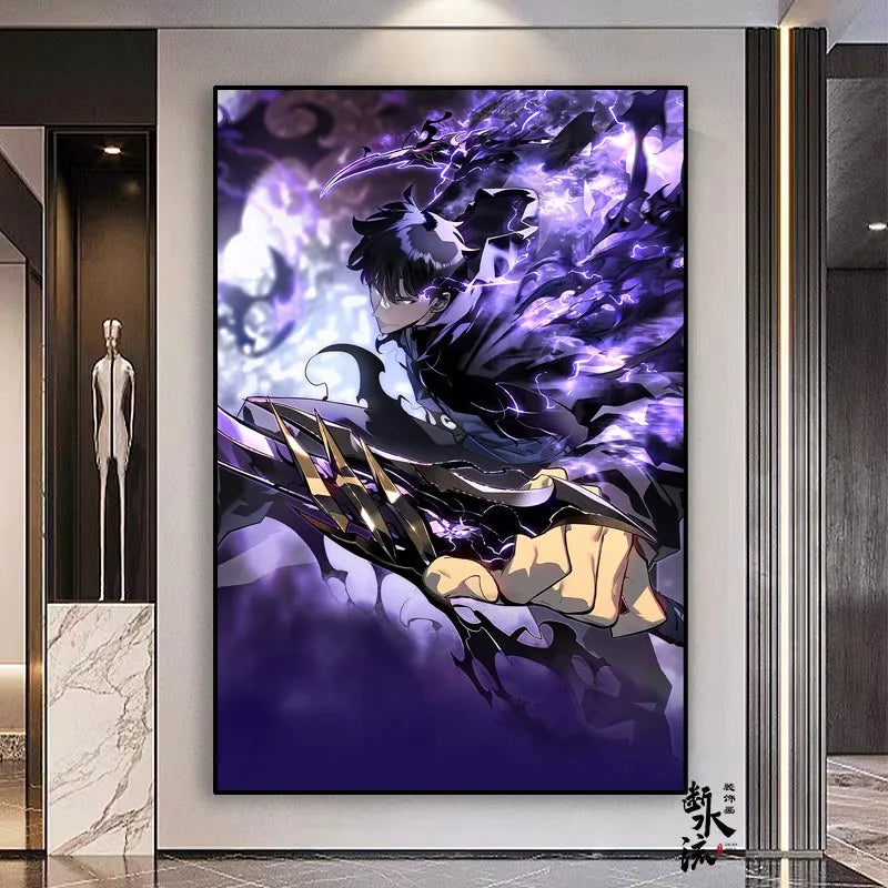 Poster Solo Leveling Croc Venimeux De Kasaka
