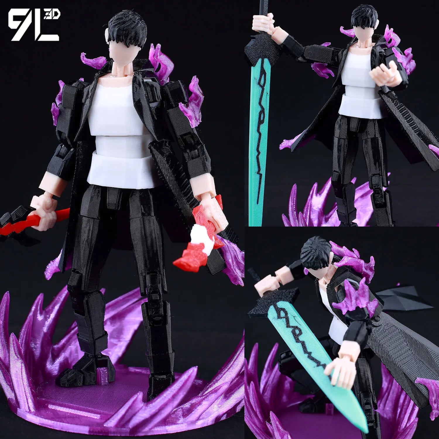 Figurine Solo Leveling Sung Jin-Woo 3D