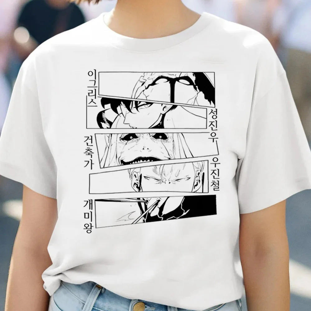 T-shirt Femme Solo Leveling Page Manga