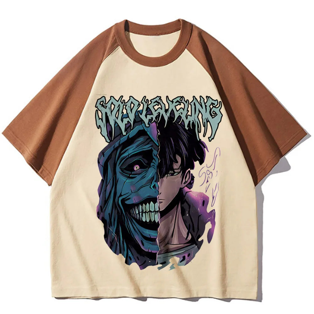 T-shirt Femme Solo Leveling Vintage