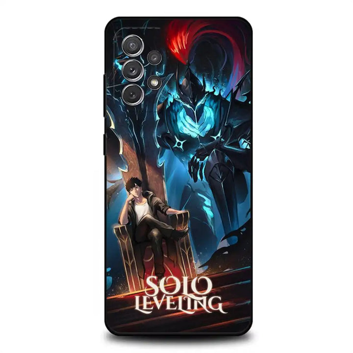 Coque Samsung Solo Leveling Sung Jin-Woo Et Igris