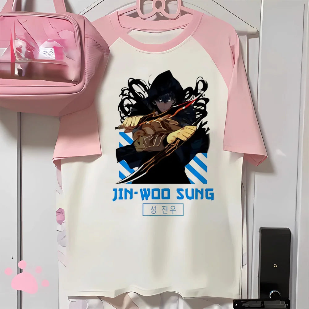 T-shirt Solo Leveling Rose
