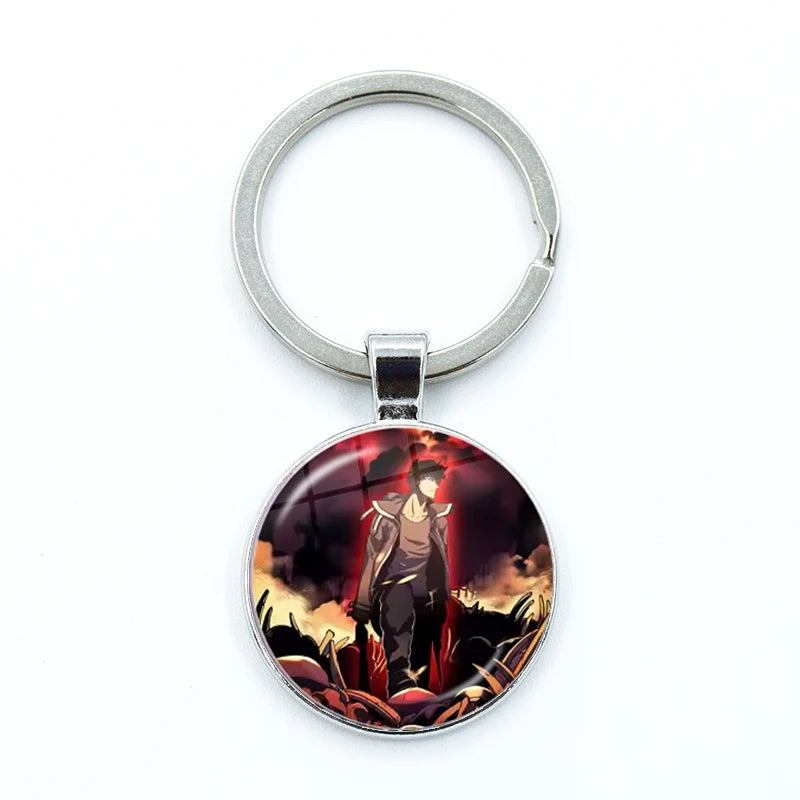 Porte-clés Solo Leveling Rond