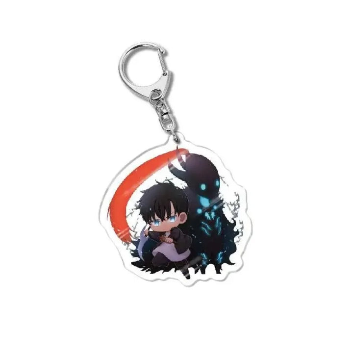 Porte-clés Solo Leveling Sung Jin-Woo et Igris