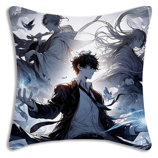 Solo Leveling White Cushion Cover