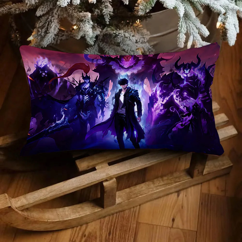 Housse De Coussin Rectangulaire Solo Leveling ARmée Des Ombres