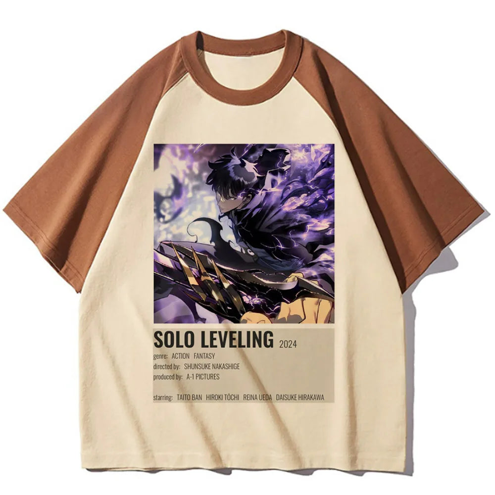 T-shirt Femme Solo Leveling Vintage