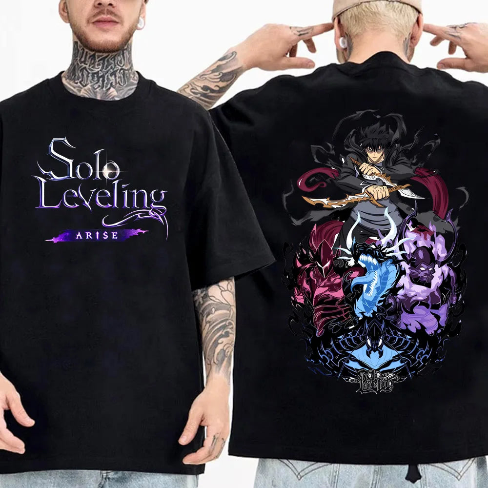 T-Shirt Solo Leveling Cartoon