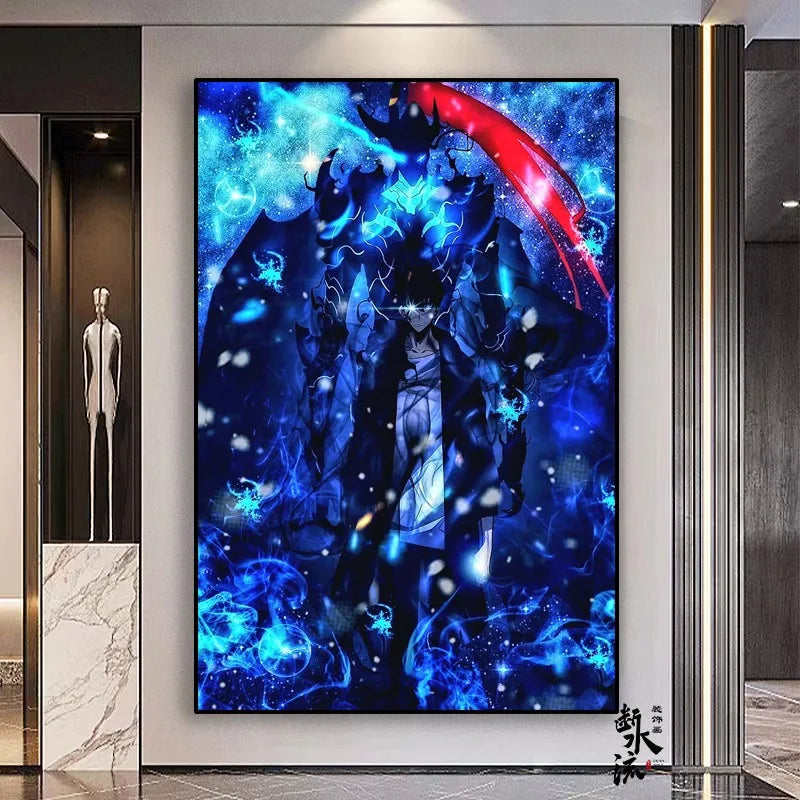 Poster Solo Leveling Sung Jin Woo Monarque