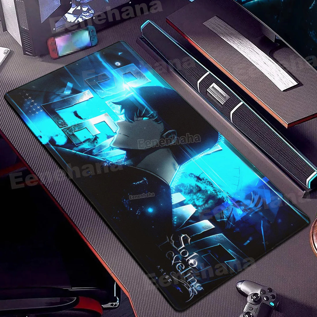 Tapis de Souris Solo Leveling Bleu